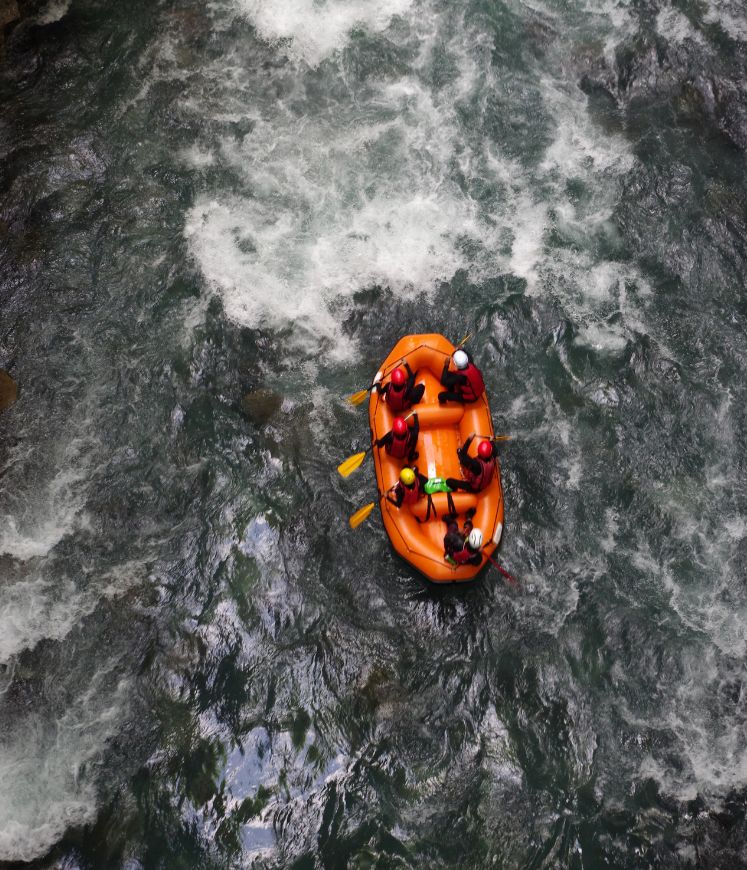 RAFTING ON THE URUBAMBA RIVER